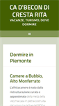 Mobile Screenshot of dormireinpiemonte.com